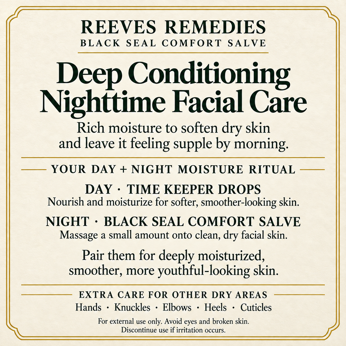 Black Seal Comfort Salve