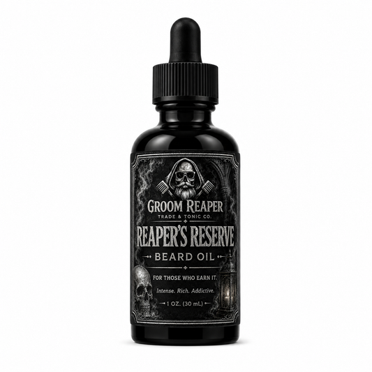 Beard Oil for Men – Bourbon, Tobacco & Vanilla – Softens & Hydrates – Reaper’s Reserve by Groom Reaper