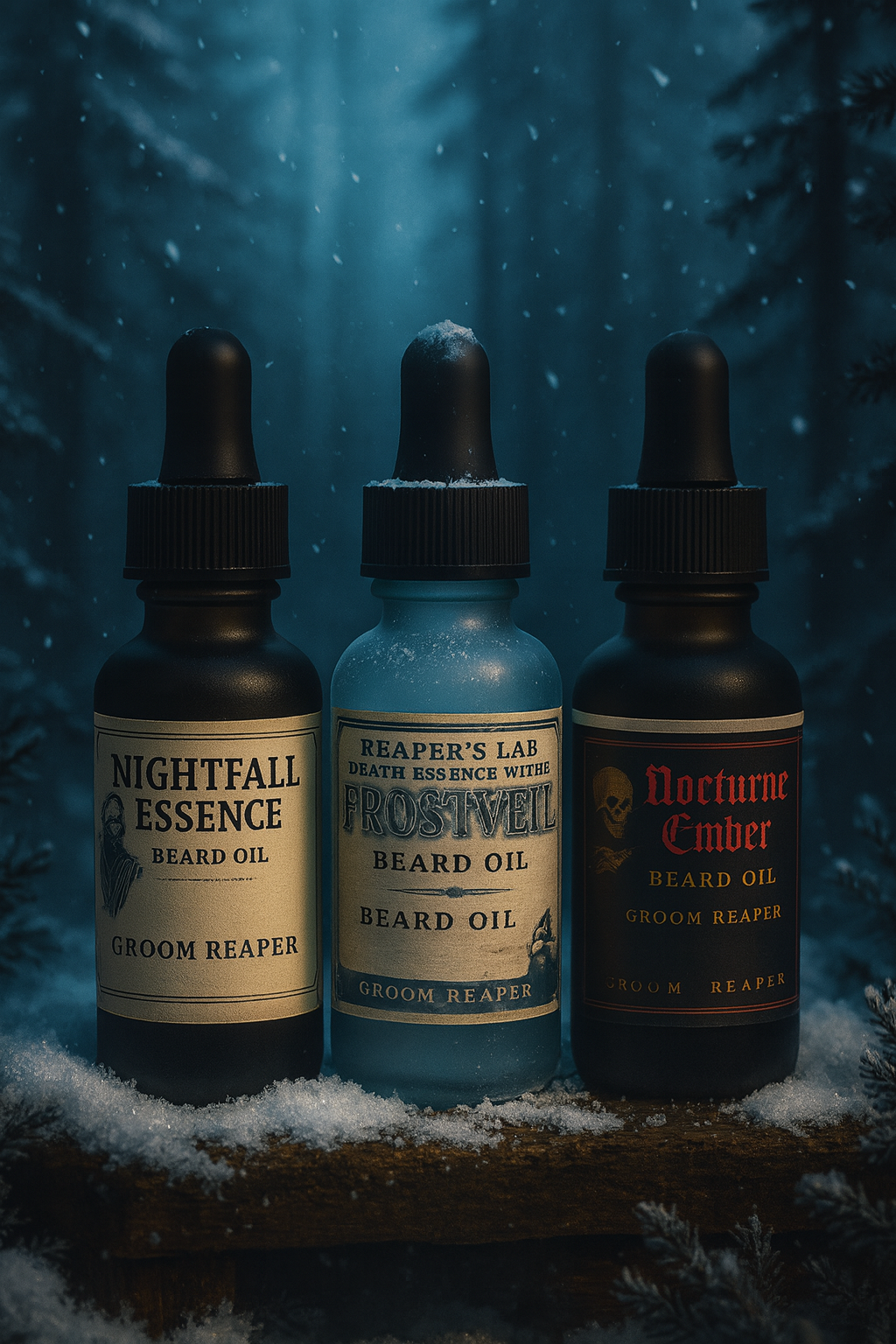  Frostveil winter edition beard oil product information