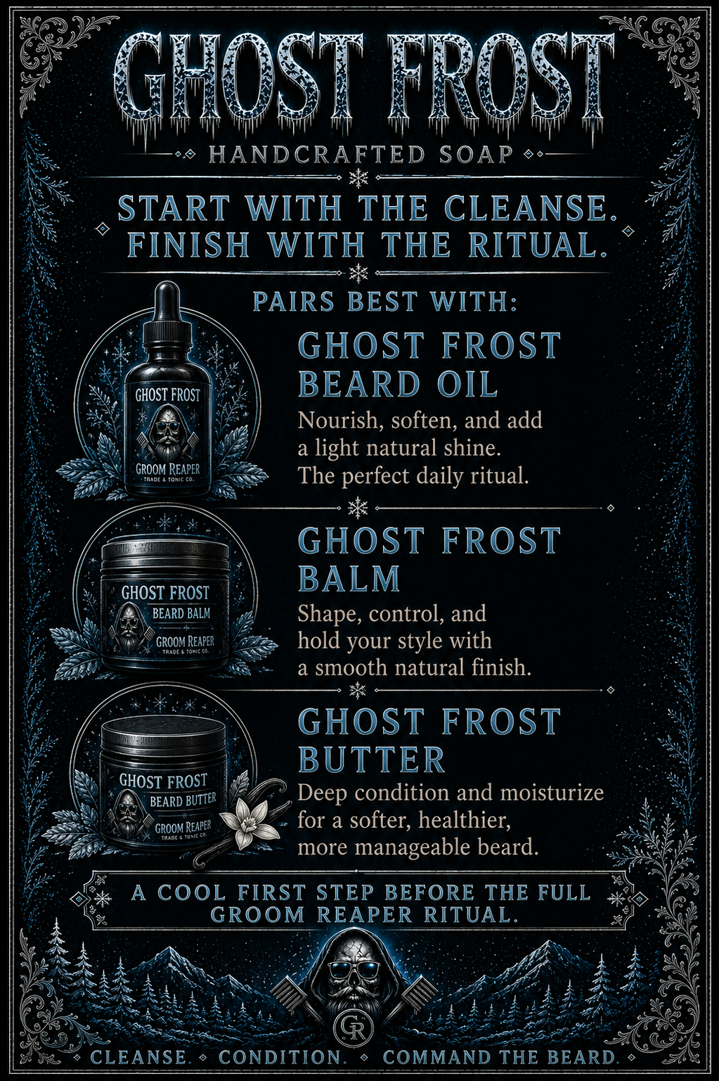 Ghost Frost Handcrafted Soap — Vanilla Mint